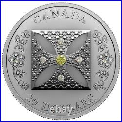Queen Elizabeth II's Diamond Diadem 2022 Canada $20 Fine Silver Coin