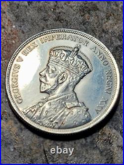 RARE 1935 Canada Silver Dollar Faint Lines SWL Very Nice Coin
