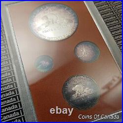 RARE 1979 Canada Johnson Matthey Mallory Silver 6 Coin Beaver Set #coinsofcanada