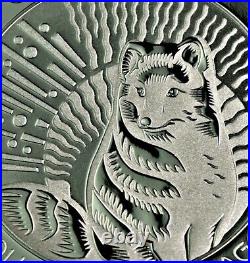 RARE 2013 1 oz. 9999 silver Artic Fox Proof with COA & OGP