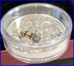 RCM 2017 1oz. Fine Silver $20 3D Coin Bejeweled Bugs Bee (RCM 103)