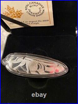 RCM 2019The Eagle Feather Proof $20 Fine Silver 1oz Coin