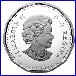 Rare Canada $1 Dollar 99.99% Silver Loonie Anniversary Coin, VOYAGEUR, 2017