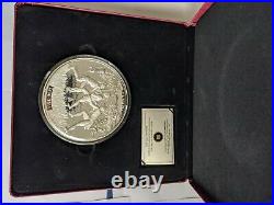 Rare Canada 2011 375th Anniversary Of Lacrosse $250 Fine Silver coin 1 kg