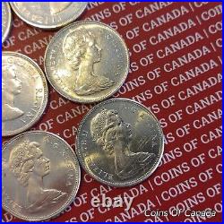 Roll Of 20 1939-1967 Canada Silver Dollars $20 Face Value 12 oz #coinsofcanada