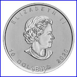 Roll of 14 2020 Canada Canadian Goose 2 oz Silver $10 GEM BU Coins SKU60775