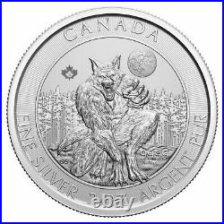 Roll of (14) 2021 Canada 2 oz. 9999 Silver Creatures of the North Werewolf Coins
