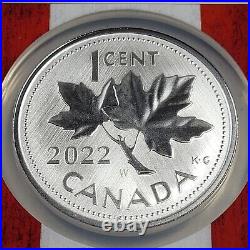 SALE 2022 W Canada 1 oz Silver Maple FAREWELL TO THE PENNY 10th ANNV NGC SP70