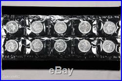 Sealed Set of Ten Uncirculated 1996 Canada $5 Silver Maple Leaf Coins