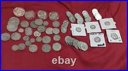 Silver Coin Lot US, UK, Canada, SA, Greece SILVER SPOONS