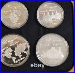 Silver Montreal Canada 1976 Olympics Proof Coin Set Ogp