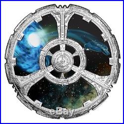Star Trek Deep Space Nine 1 oz. 99,99% Pure Silver Coloured Coin 2018