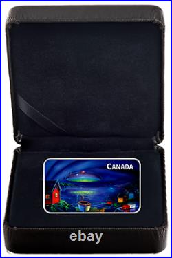 UFO COIN 2020 The Clarenville Event Glow-In-The-Dark $20 1oz Pure Silver CANADA